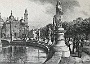 Prato della valle e sullo sfondo Santa Giustina collezione privata (Fausto Levorin Carega)